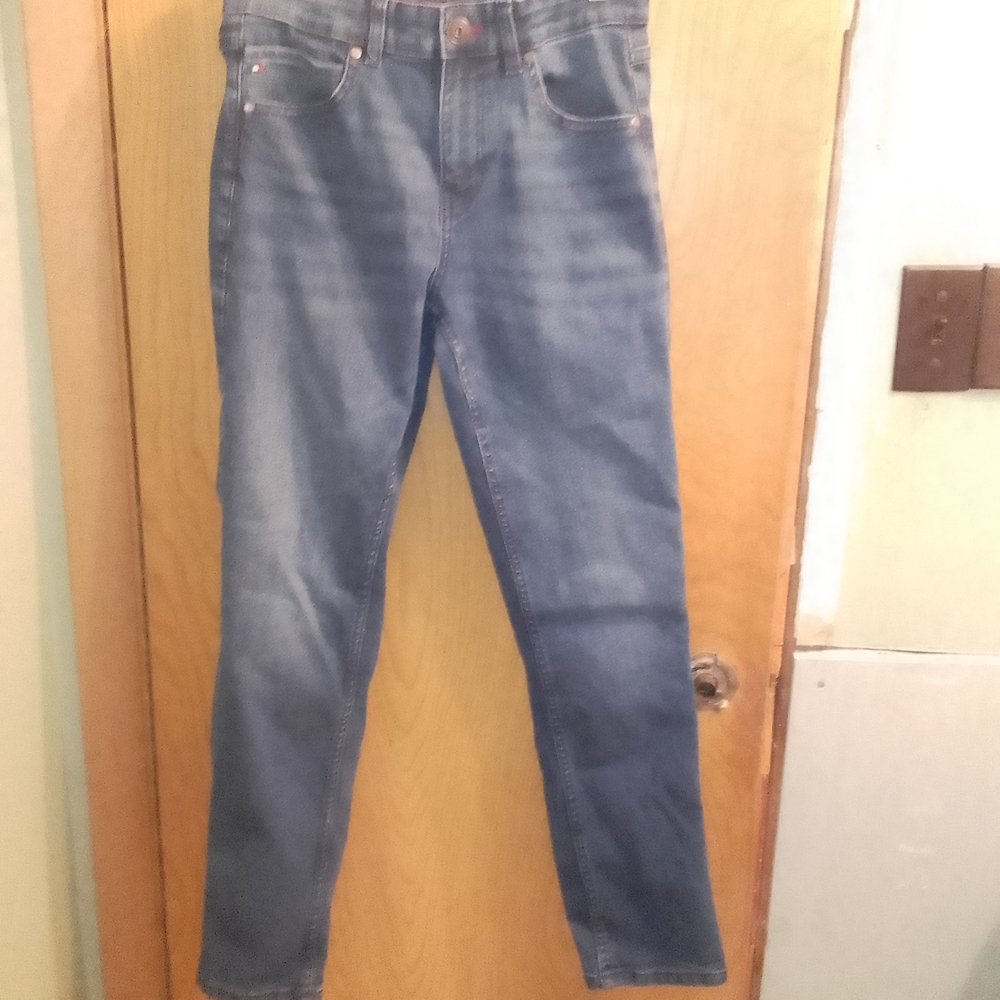 Tommy Hilfiger Dark Blue‎ Jeans with Red Stitching